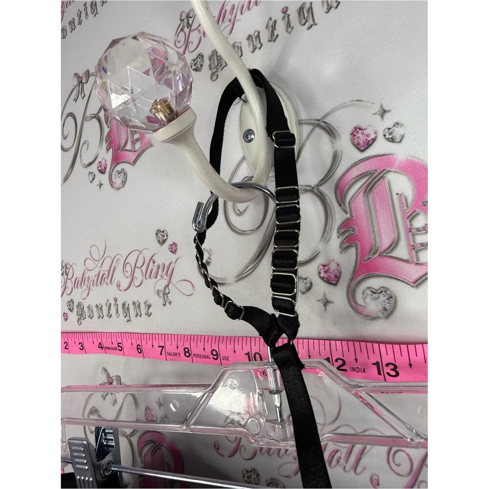 Garter Black Lace Garter Belt with Adjustable Straps tutu - Picture 6 of 15